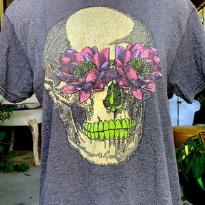 Blooming Skull Tshirt